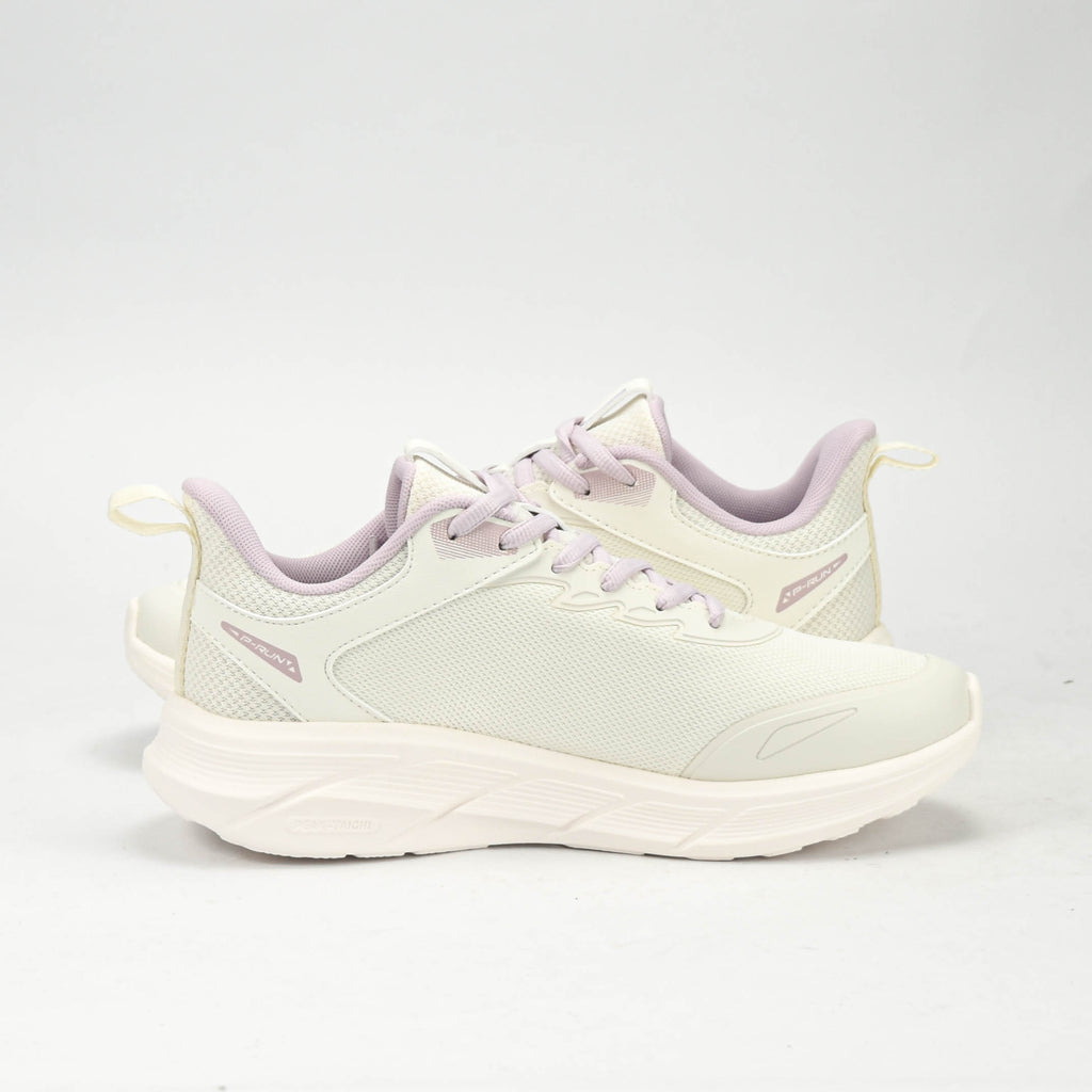 PEAK TRAINING RUNNING SHOES-WHITE/PURPLE EXT54428H-Z524