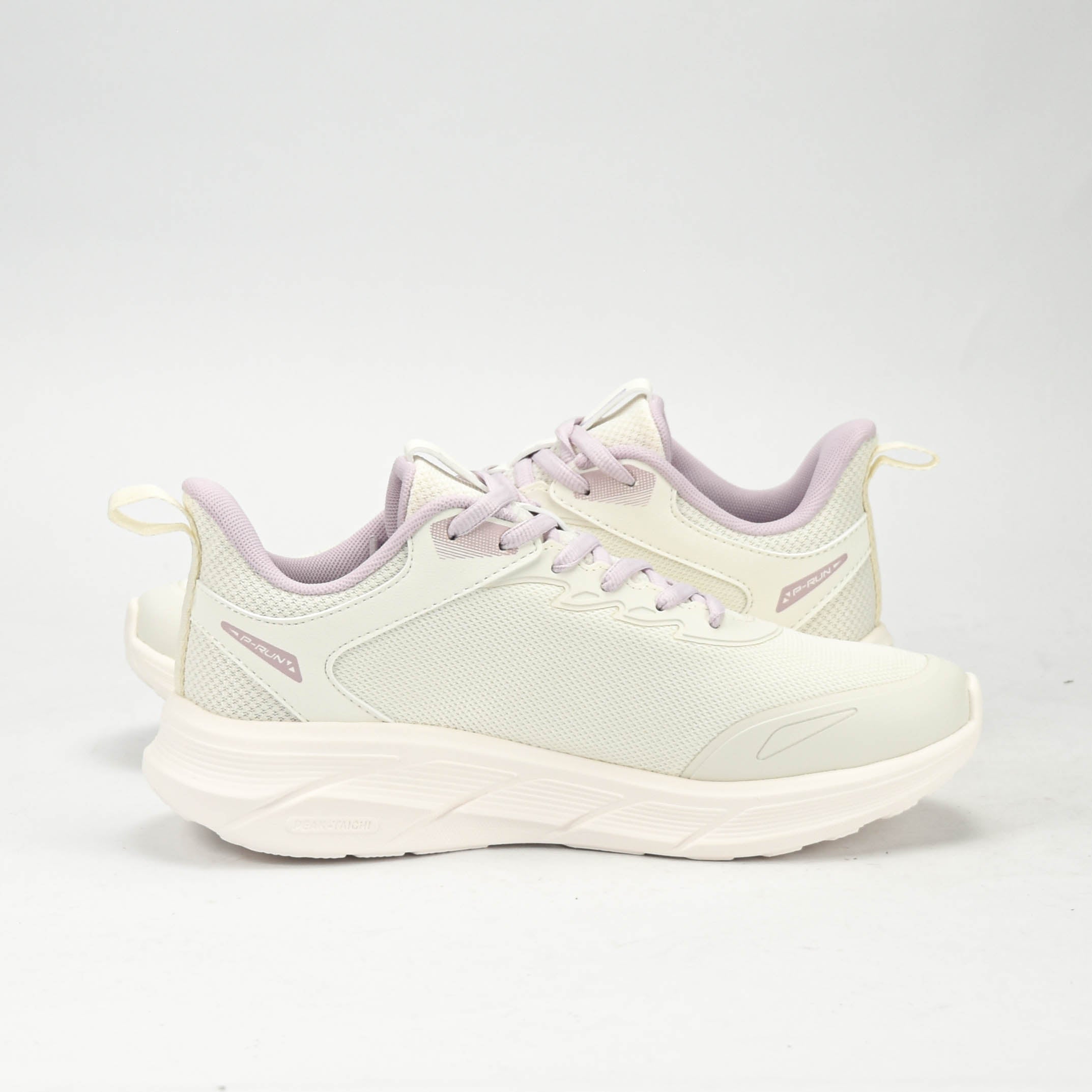 PEAK TRAINING RUNNING SHOES-WHITE/PURPLE EXT54428H-Z524