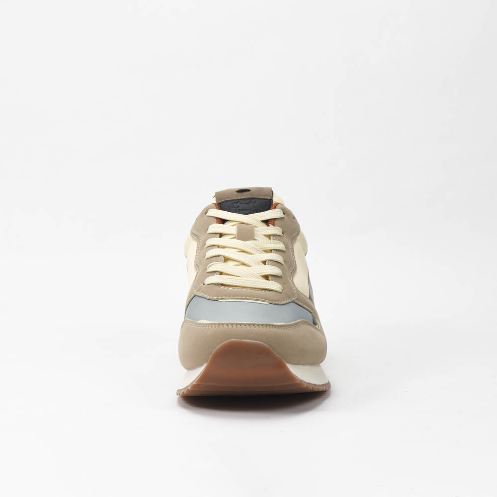 La Martina Low Sneakers Blue Leather LFM252-040-A70-AE