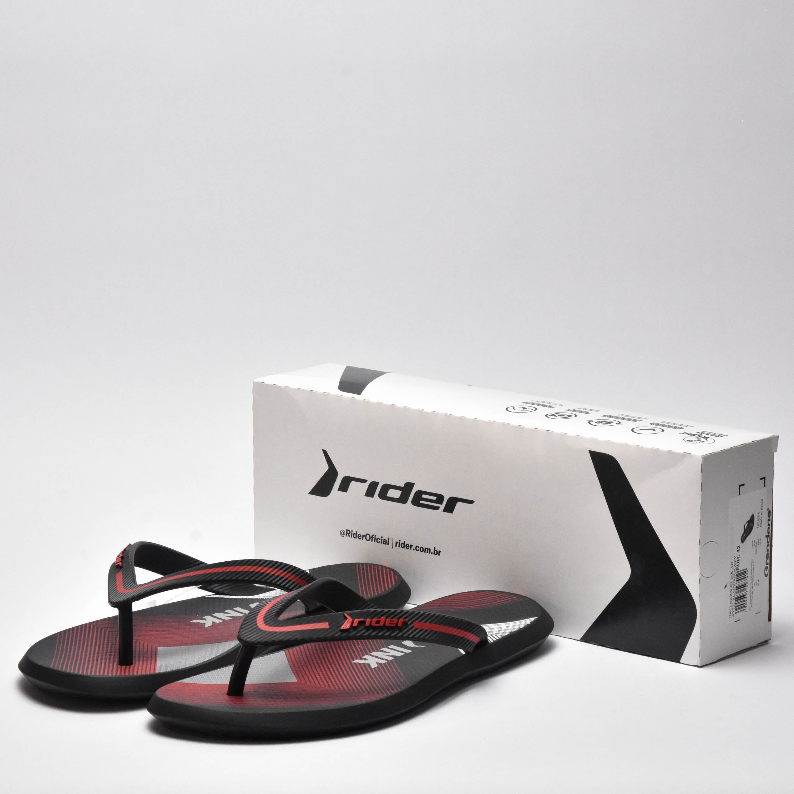 RIDER R1 INK AD BLACK/RED/GREY 10611AY722