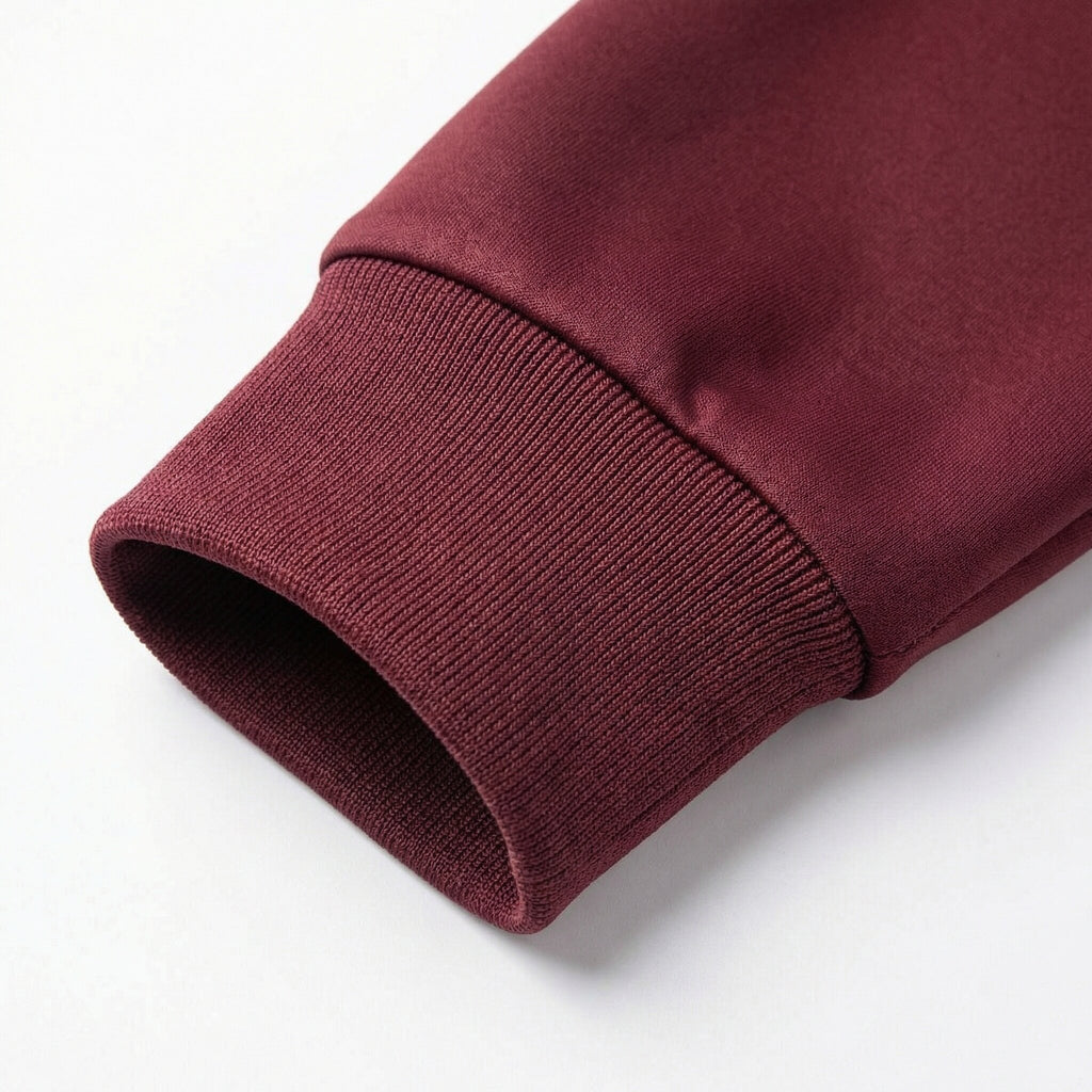 PEAK Knitted Tracksuit-Burgundy FW94053-0090