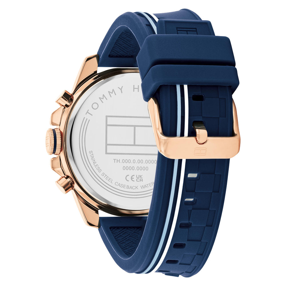 Montre Tommy Hilfiger Silicone Navy Dial Multi-function1710637