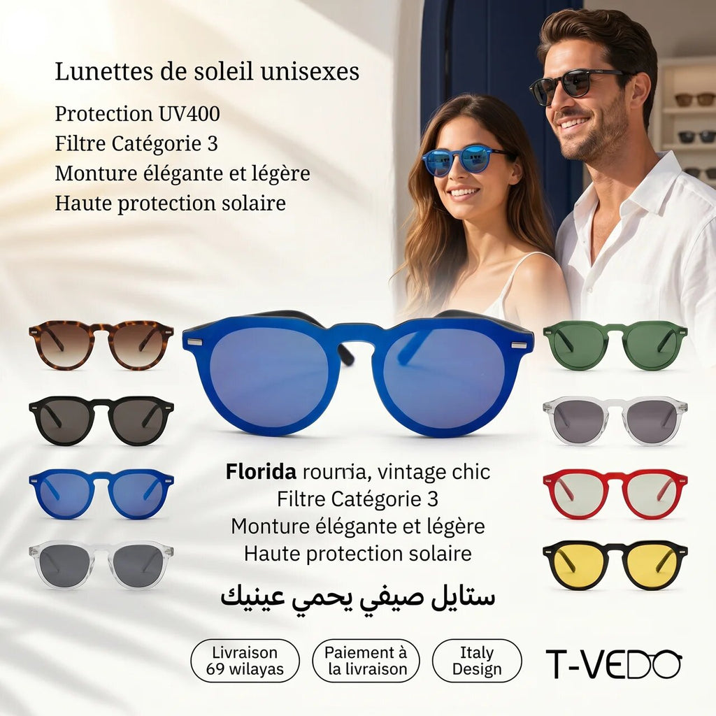 Lunette de soleil T-Vedo Sun Florida Blu 8032539567688