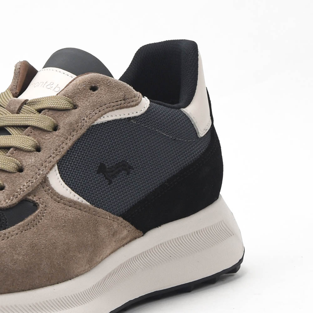 Harmont and Blaine Camoscio Tex Sneakers Homme EFM252-060-A60-AE