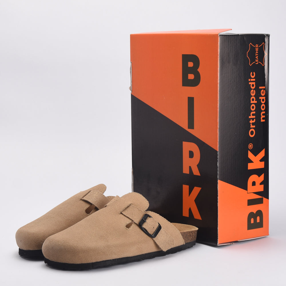 BIRK DAIM BEIGE SABOT-0-DAIM-BEIGE