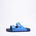 CIABATTA UOMO BLUBBER - LOGO AZZURRO - BLU \ EFM231-140-6580