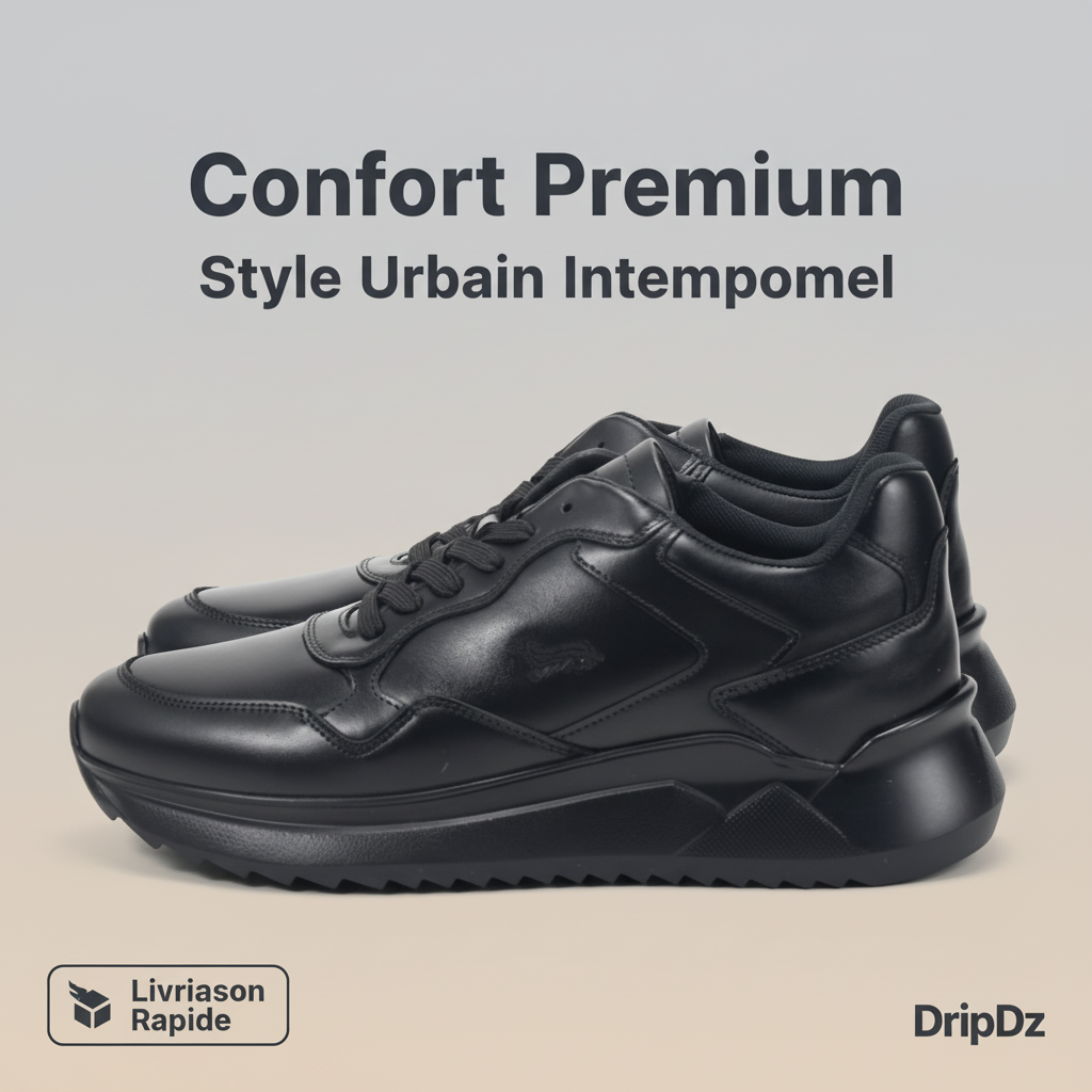 Harmont and Blaine Sneakers Leather Black EFM252.070.1B0.11