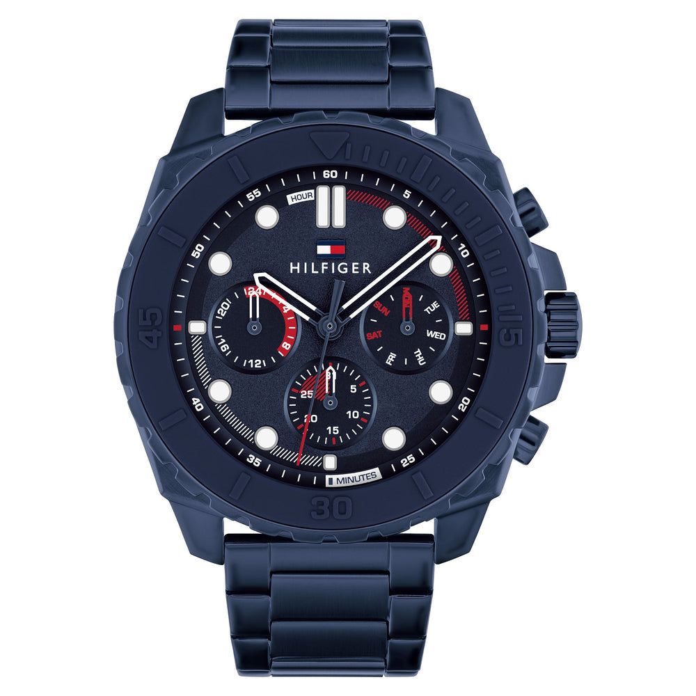 Montre Tommy Hilfiger Blue Steel Navy Dial Multi-function 1710691
