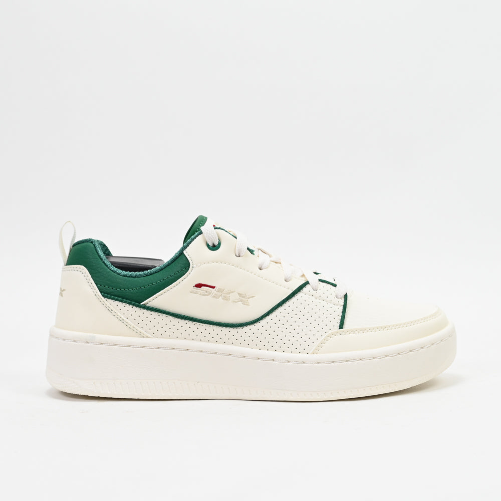 Skechers Sport Court 92 – Ottoman Sneakers Blanc/Vert