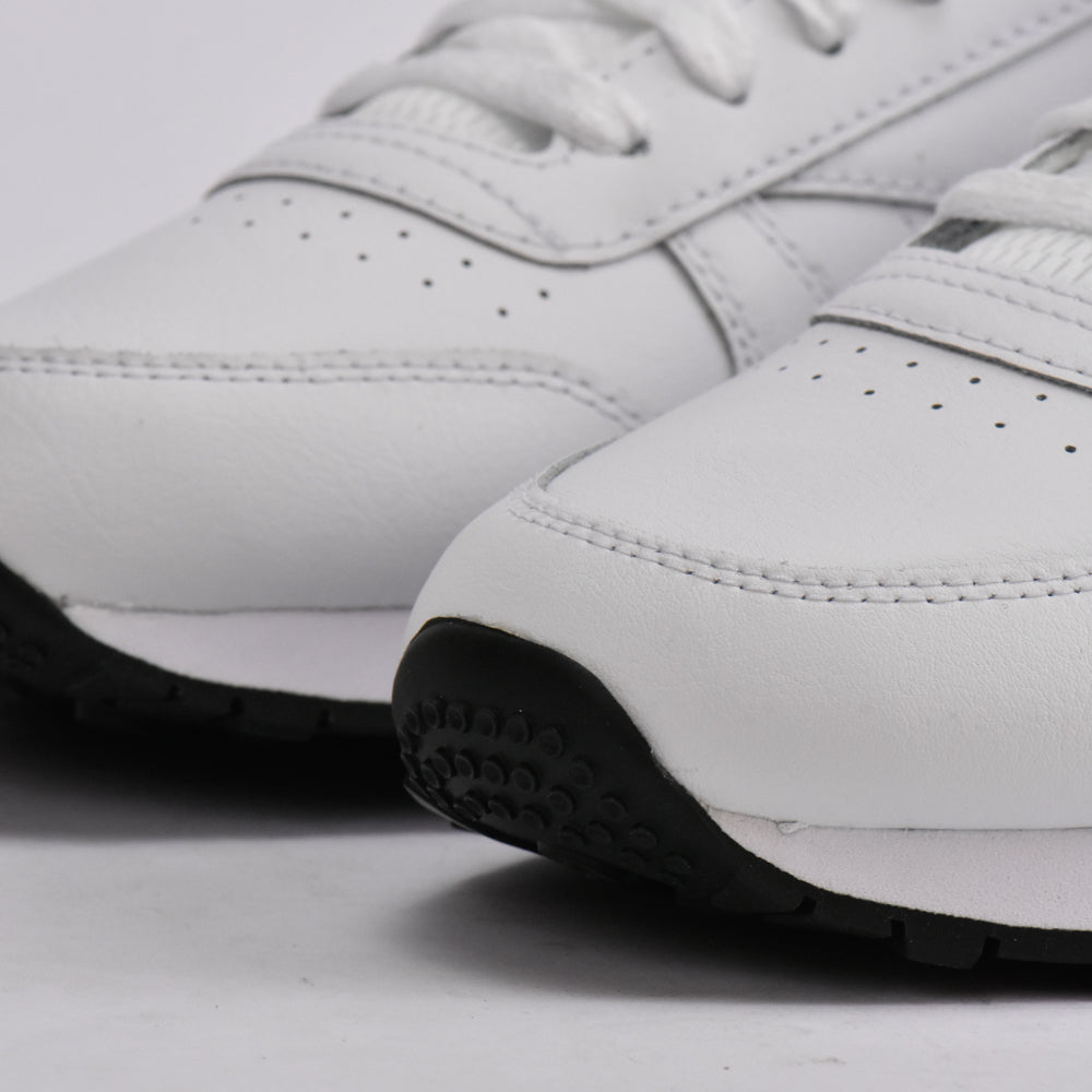 حذاء ريبوك كلاسيك جلدي أبيض/أزرق/أسود