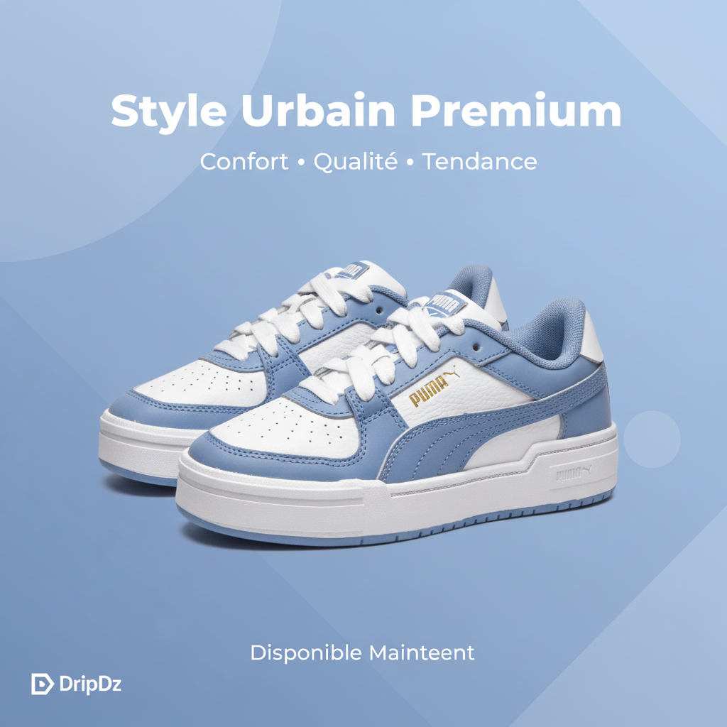 PUMA CA PRO CLASSIC JR WHITE ZEN BLUE 38227719