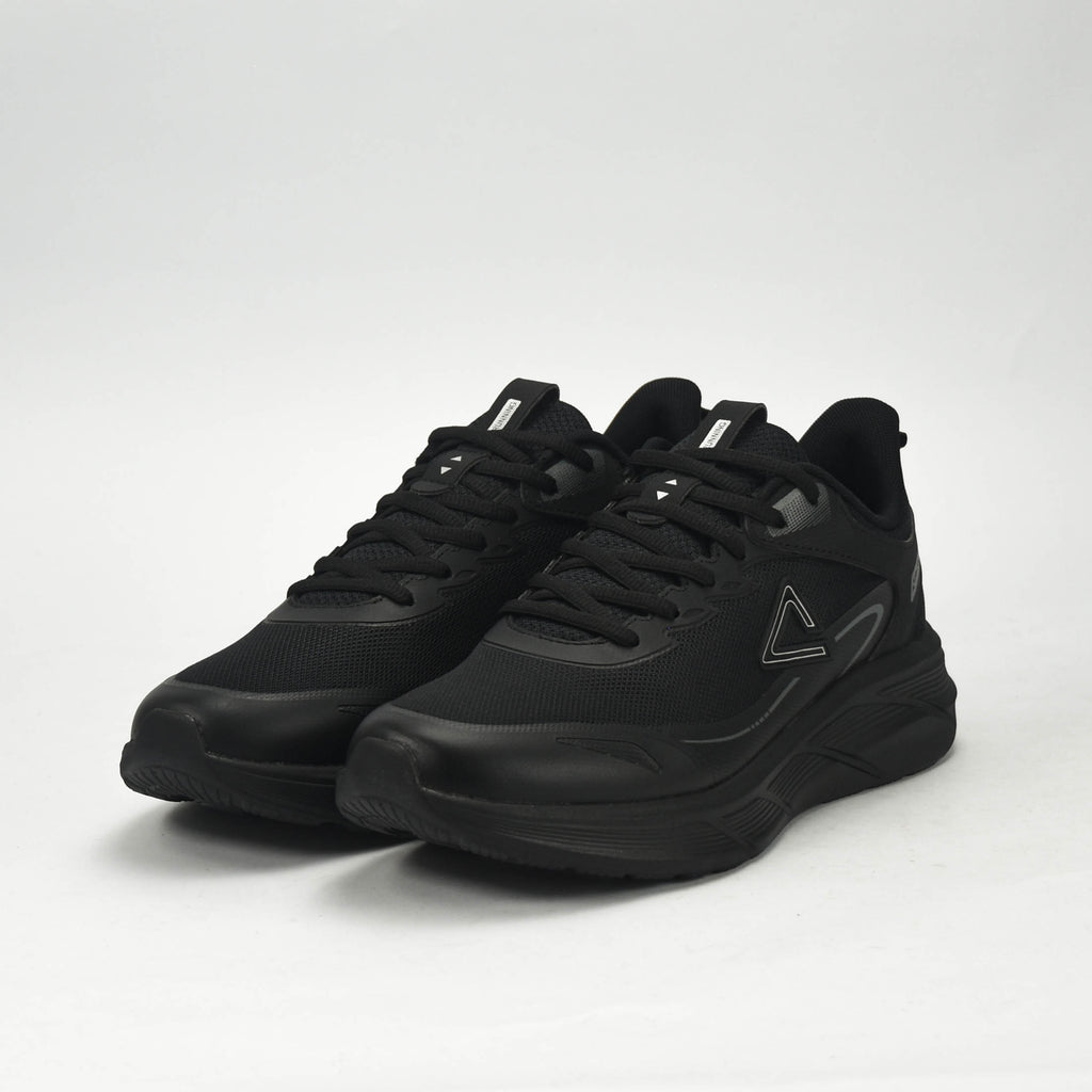 PEAK TRAINING RUNNING SHOES-ALL BLACK EXT54427H-Y291