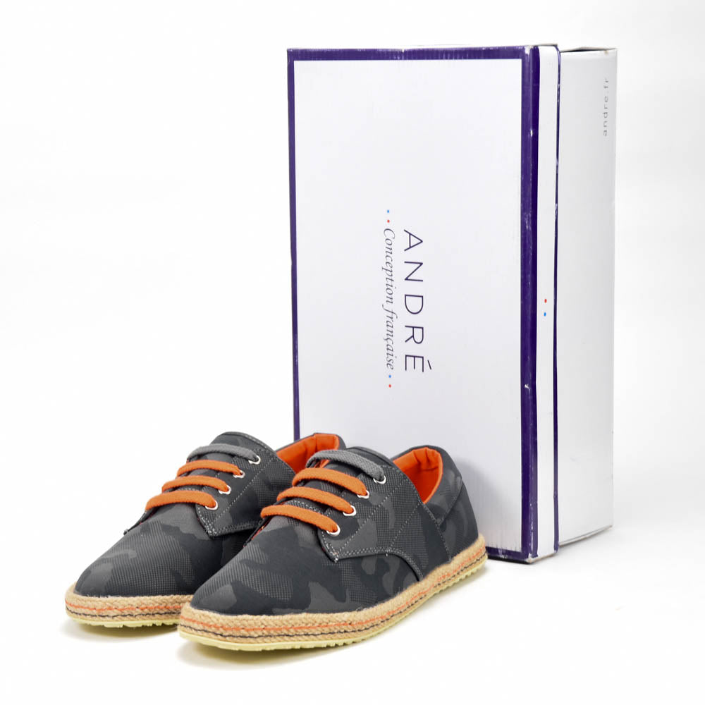 ANDRÉ ESPADRILLE HOMME LIANE GRIS 51355580613