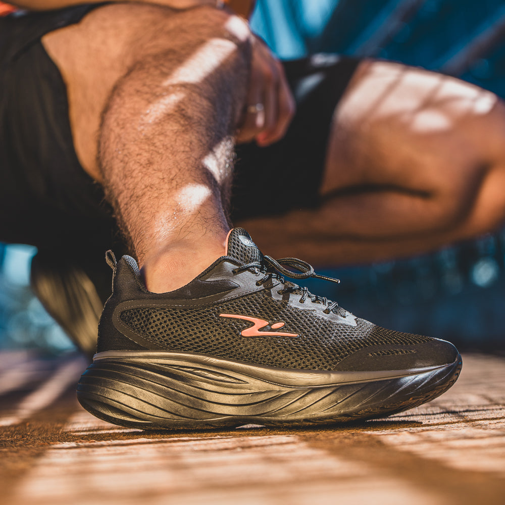 ADRUN - POWER FLY H BLACK ORANGE LOGO 10103M-1670