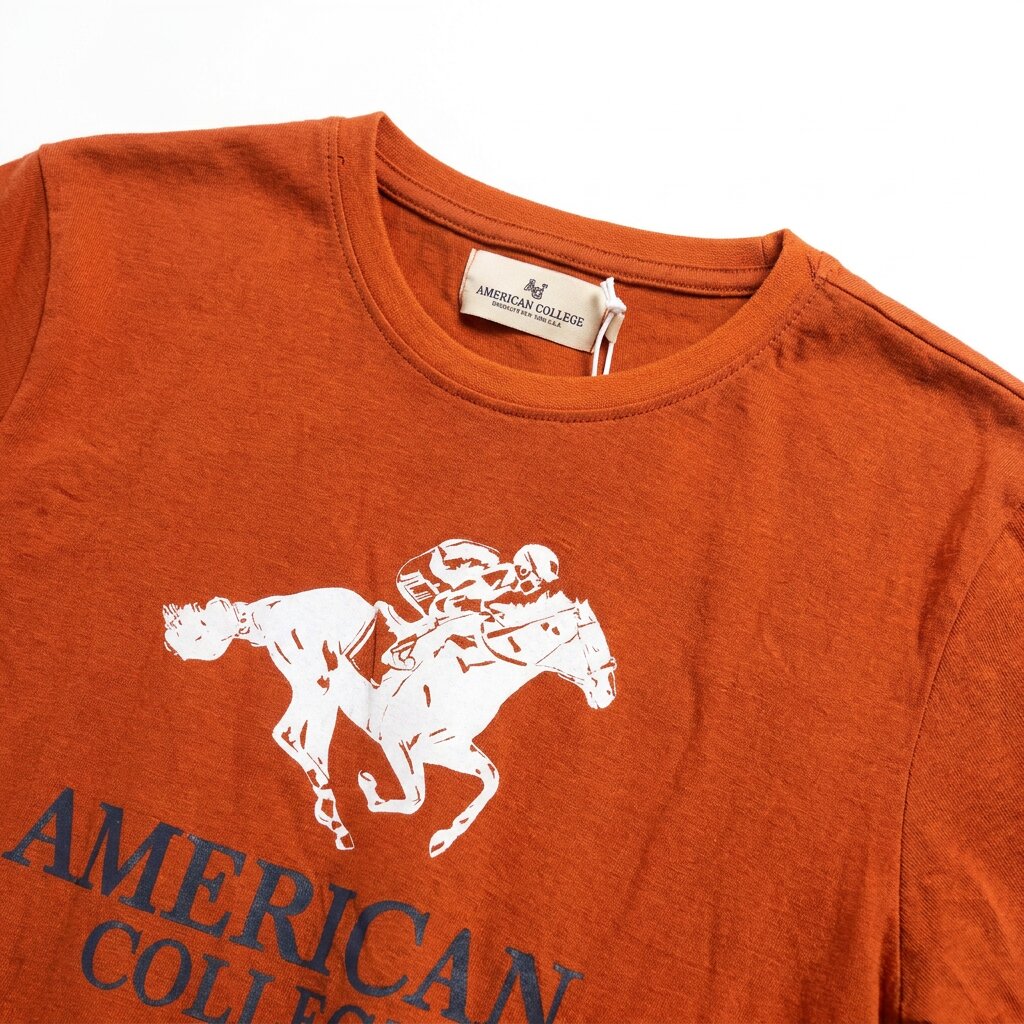 American College t-shirt pour Homme TS260103-BROWN