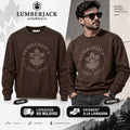 LUMBERJACK SWEAT SHIRT LBJ-00602-BRN