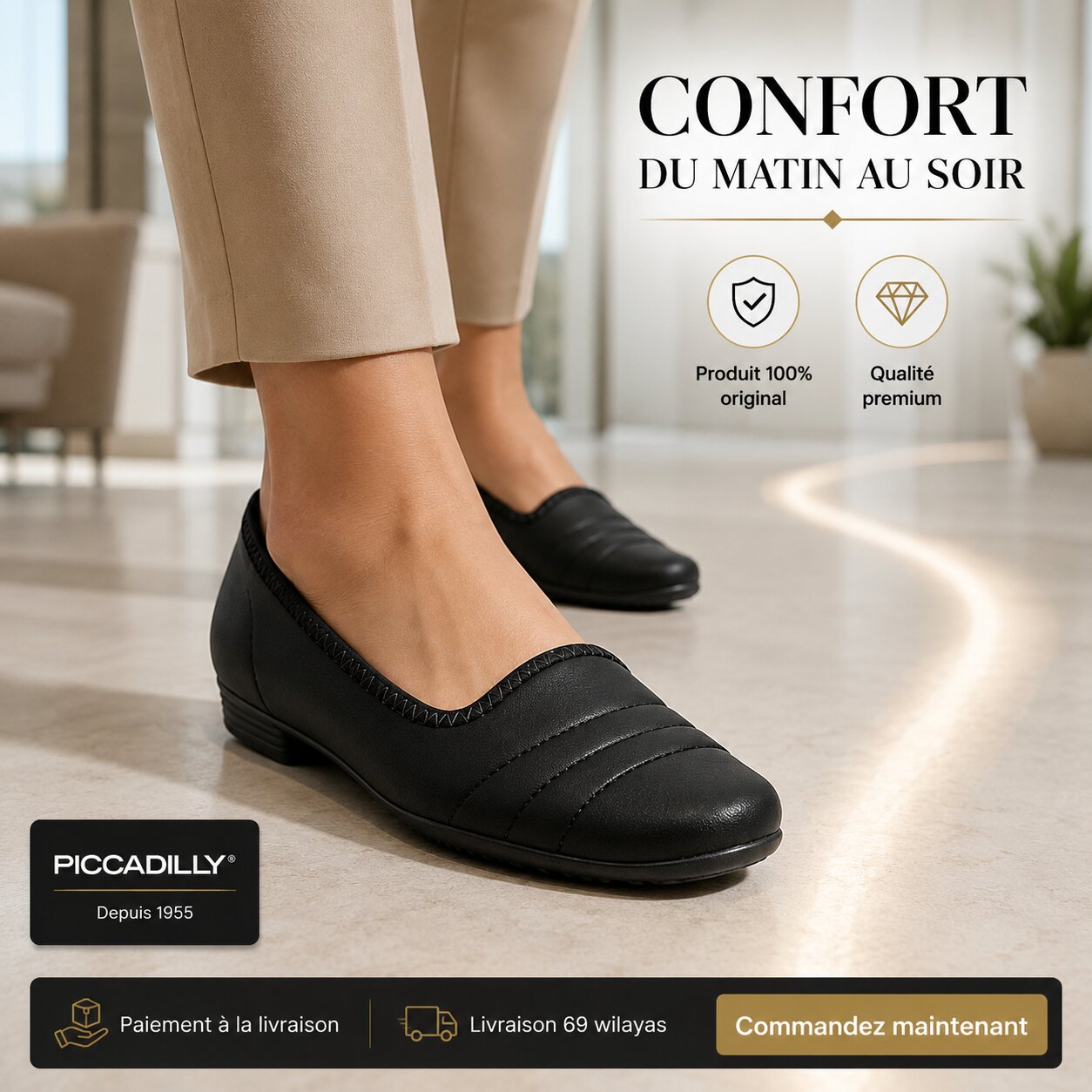 Ballerines Piccadilly Femme