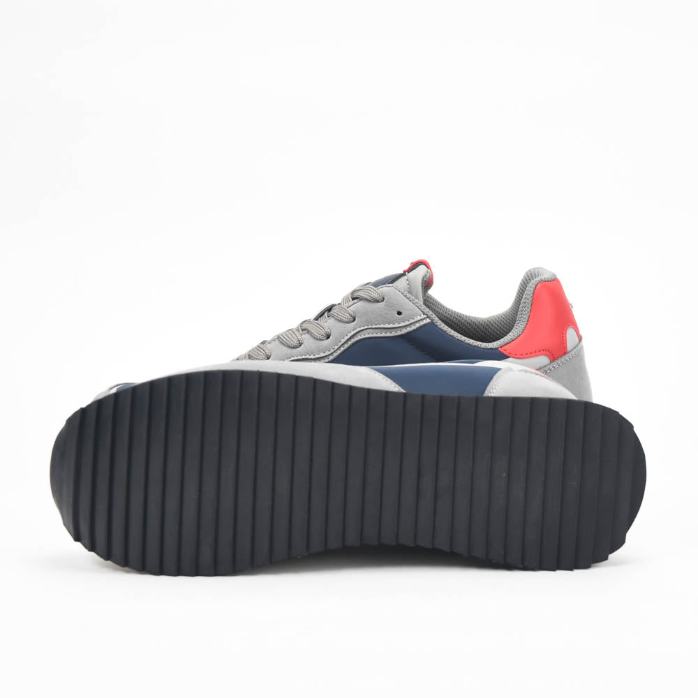 La Martina Low Top Leather Sneakers Grey LFM252.040.A70.BG