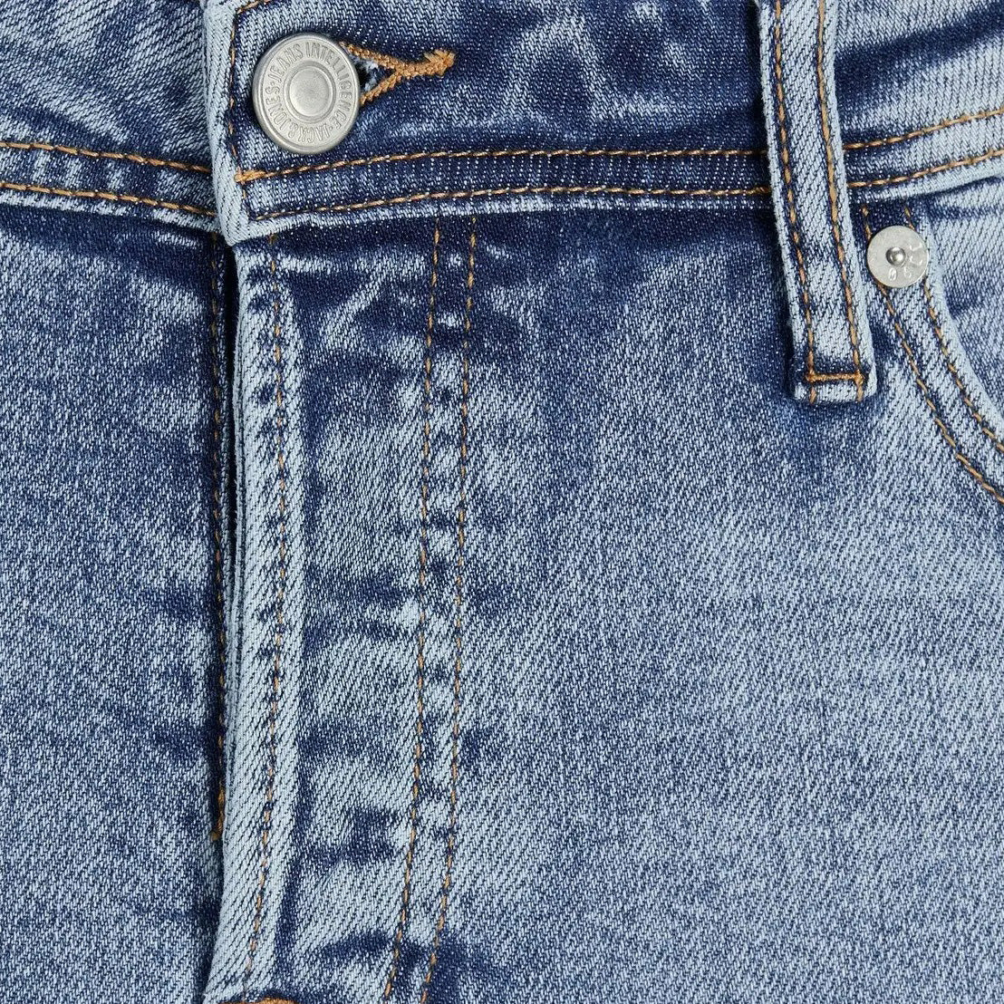 Jack & Jones Pete Original 222 Blue Denim Jeans 12195774-BLUE