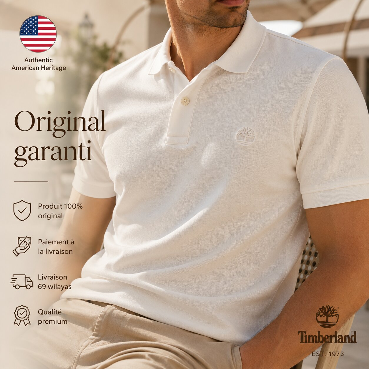 Timberland Millers River Slim Fit Piqué Polo Shirt 8757-J