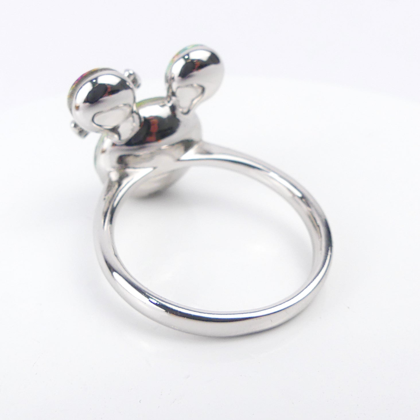 bague mickey mousse verte reflé