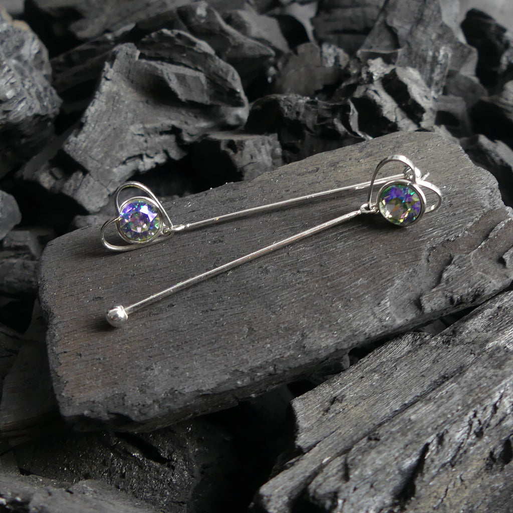 Boucles d'oreilles pendantes cœur move