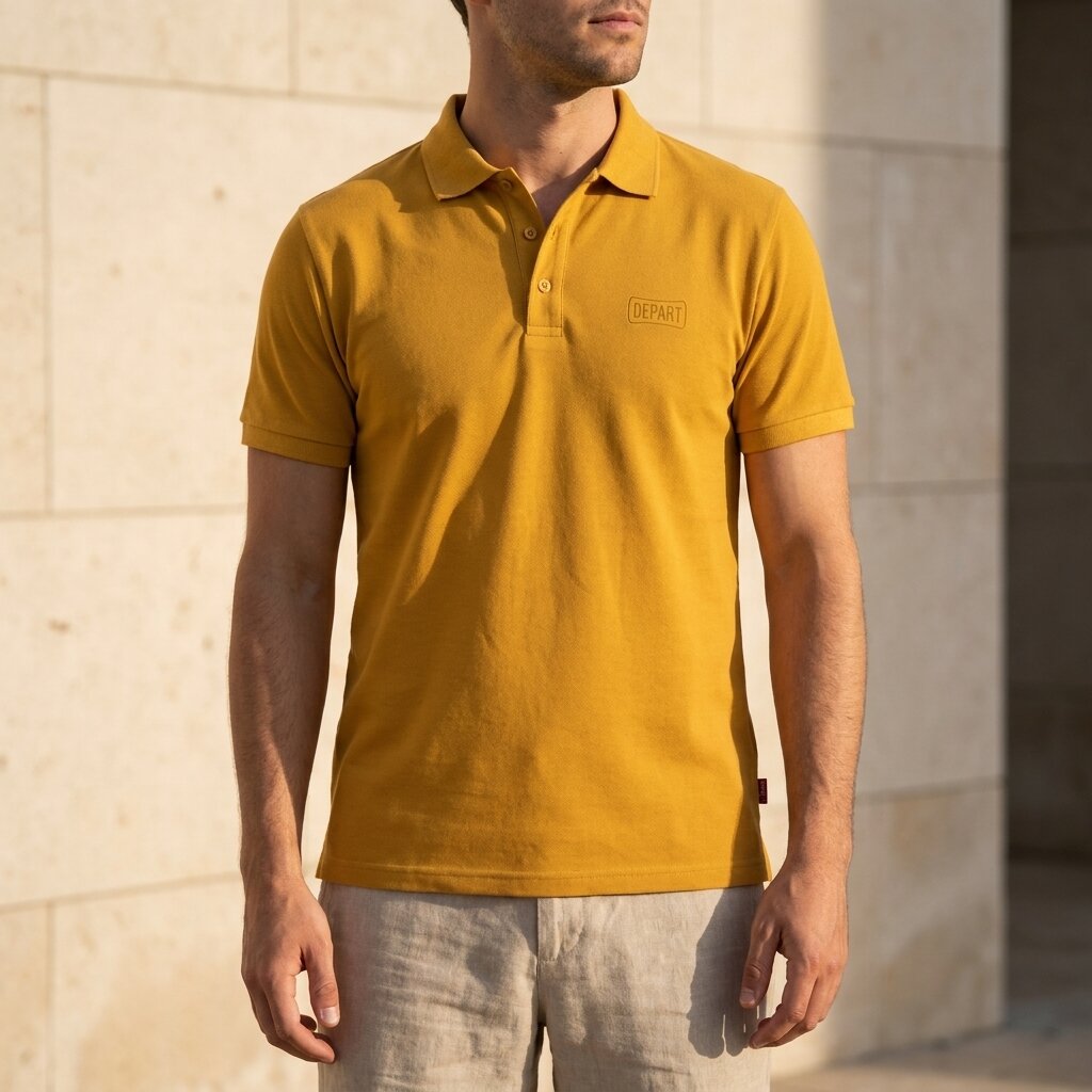DEPART POLO G23-003391-YELLOW11