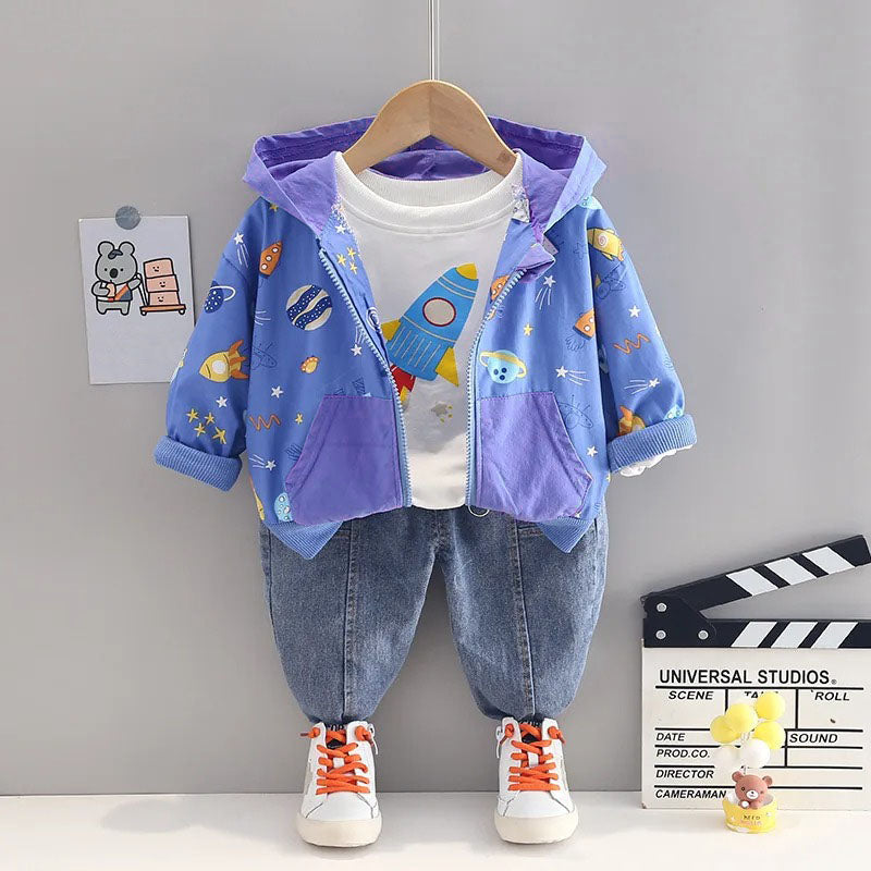 مجموعة صاروخ كرتوني من 3 قطع 30411