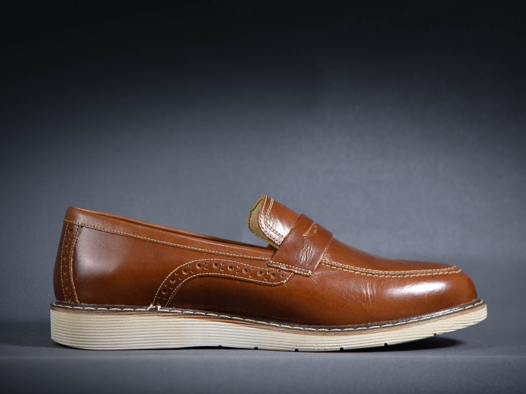 Chaussea - حذاء موكاسين بني