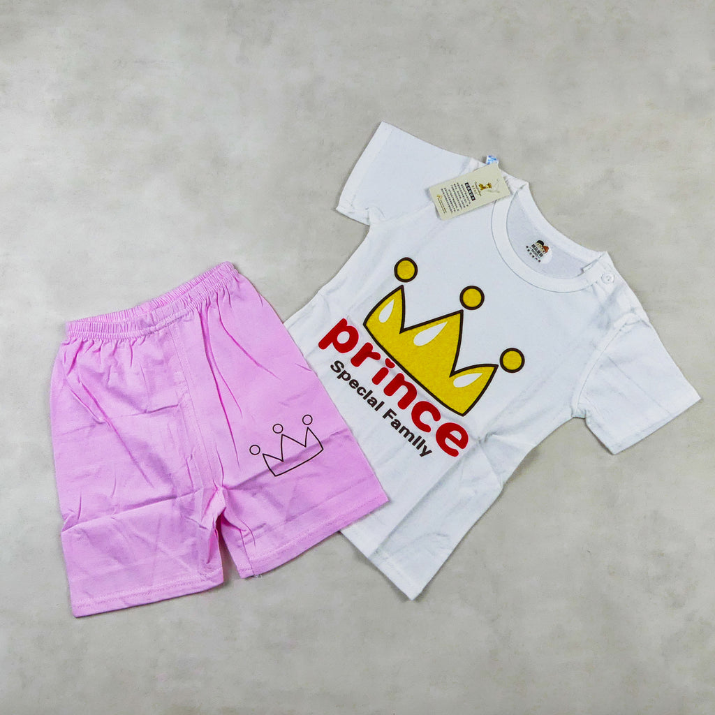 ENSEMBLE BLANC MOTIF PRINCE 4298