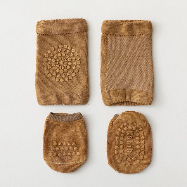 SOCKS ET GENOULLIER MARRON BABY Marron