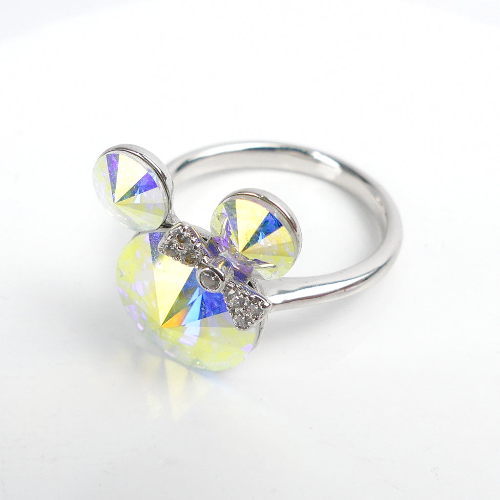 bague mickey mousse multi couleur