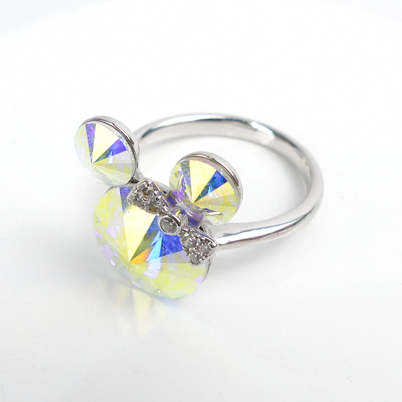 bague mickey mousse multi couleur