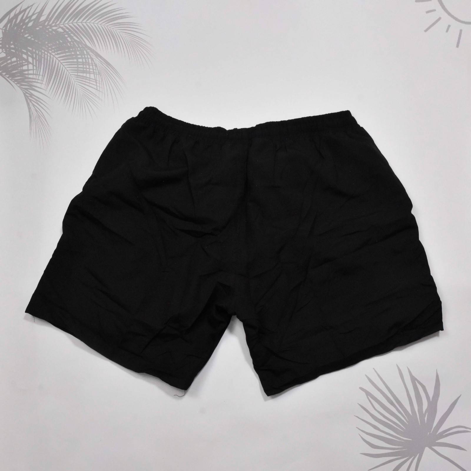 ملابس سباحة - رجالية سوداء غير لامعة