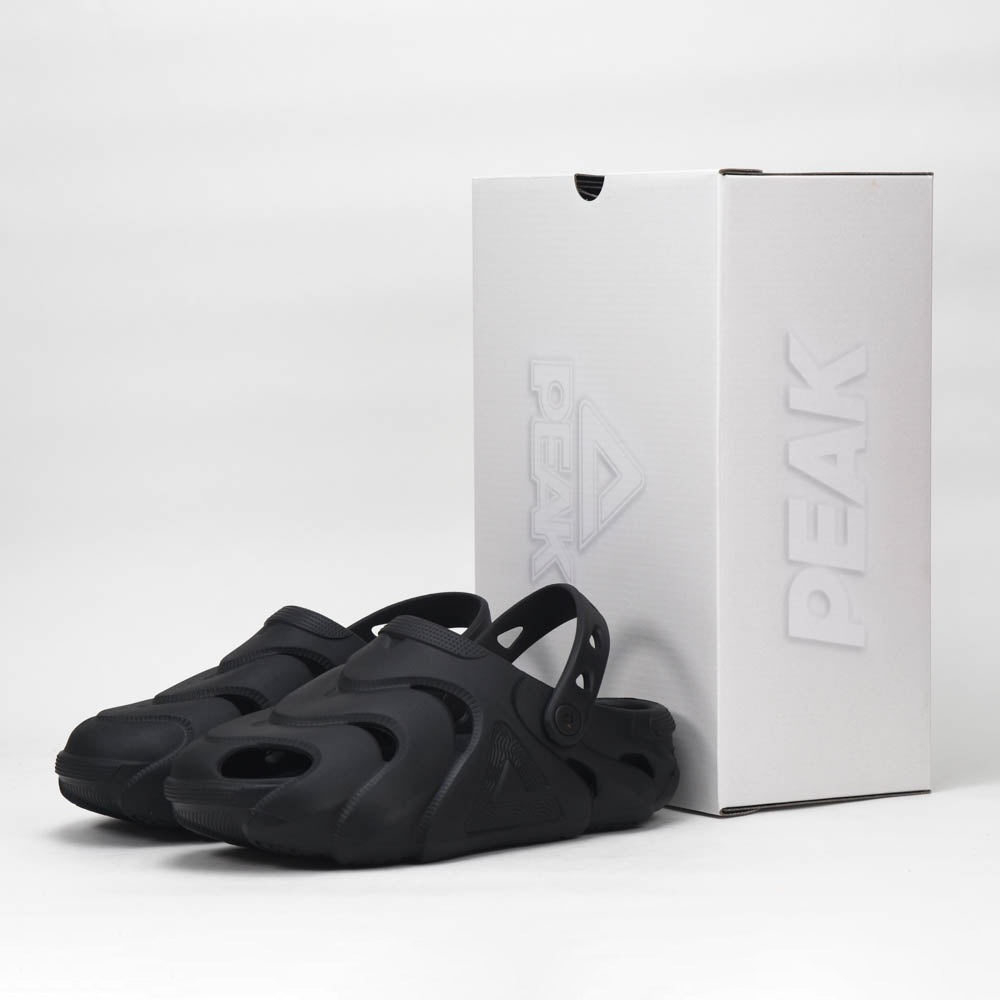 PEAK SLIPPERS SANDALS BLACK ET42811L-Y291
