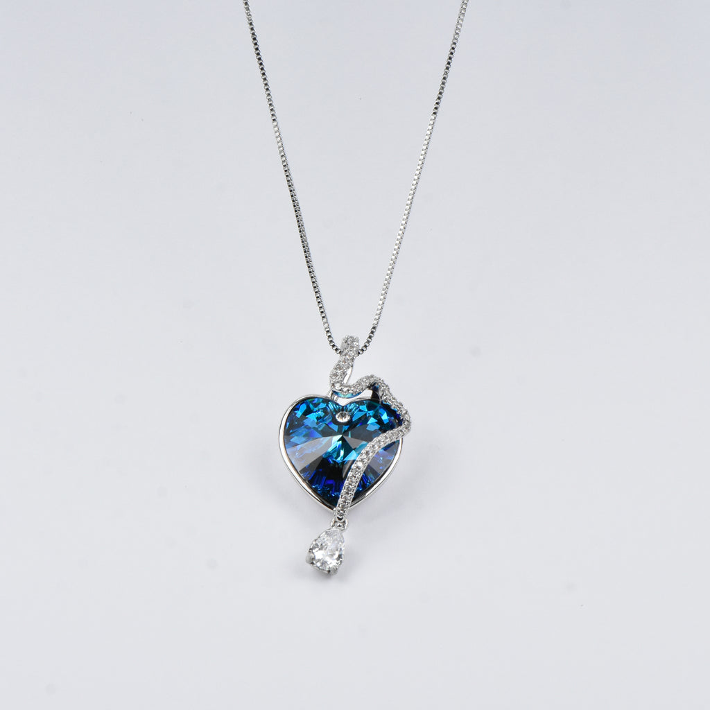 Ocean Blue Heart Pearl