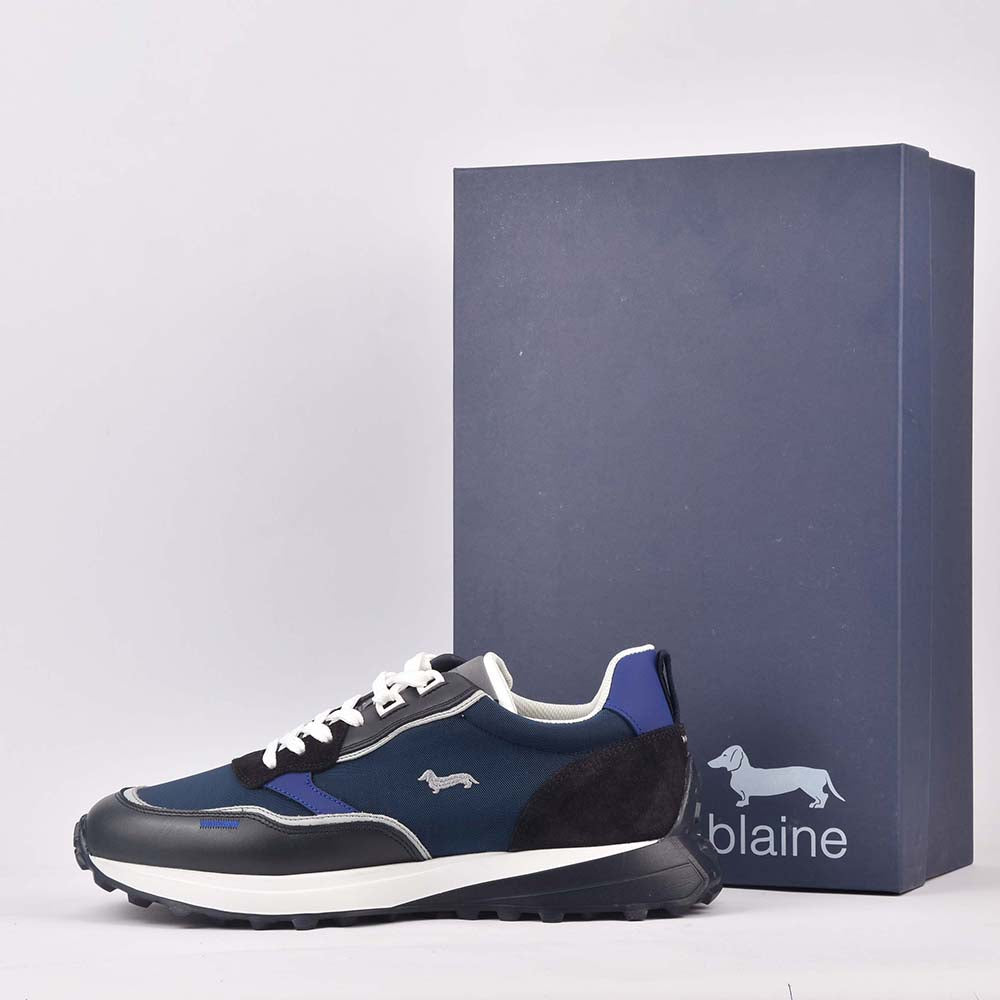 Harmont and Blaine - Chaussure DAIN/CUIR BLU/DRK/WHT
