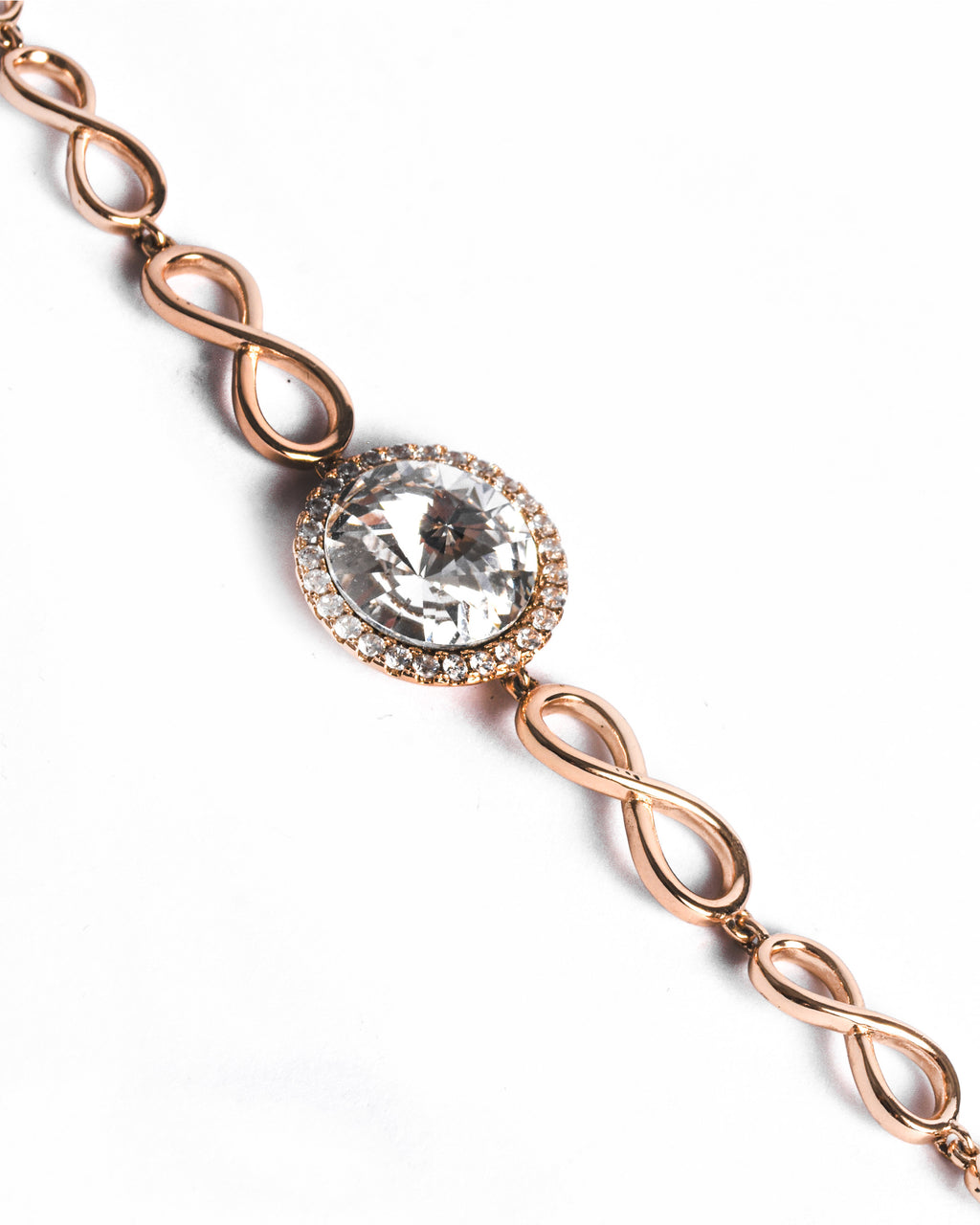 Gourmette ronde blanche