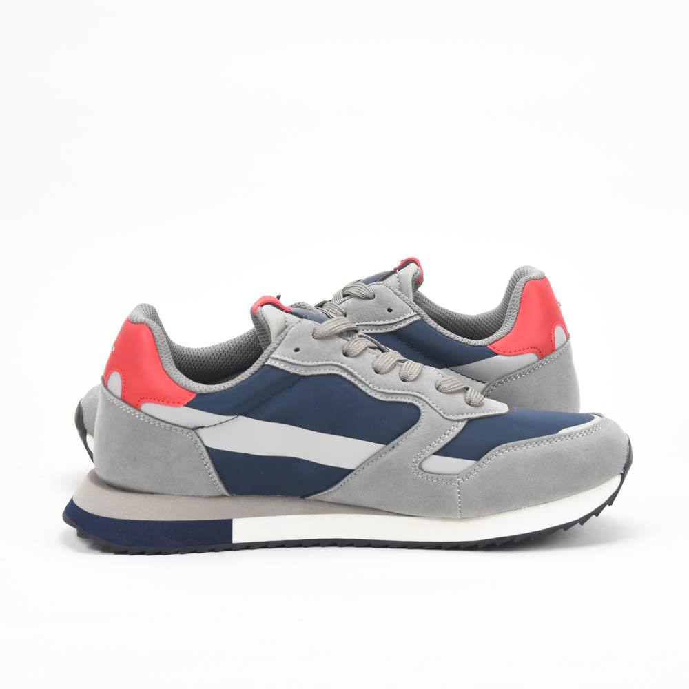 La Martina Low Top Leather Sneakers Grey LFM252.040.A70.BG