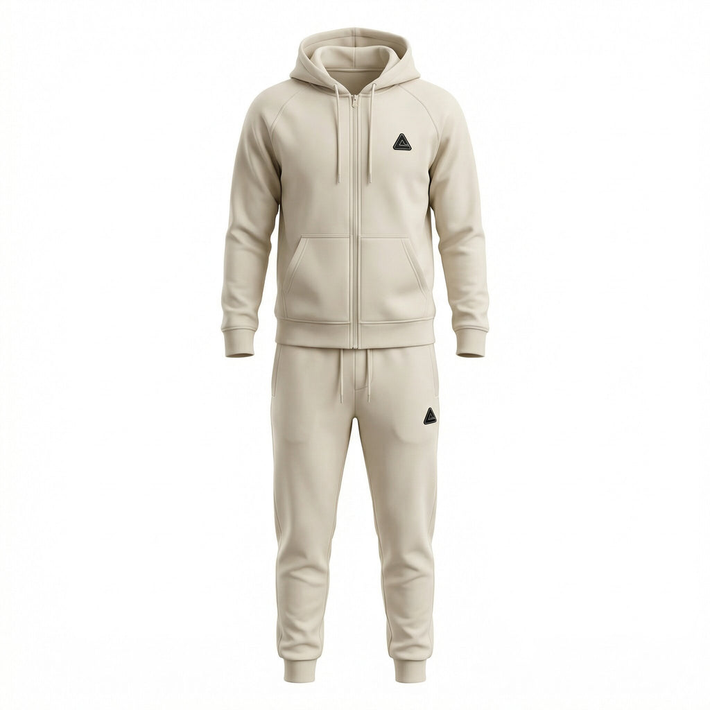 PEAK KNITTED TRACKSUIT WHITE BEIGE FW94067-Z399