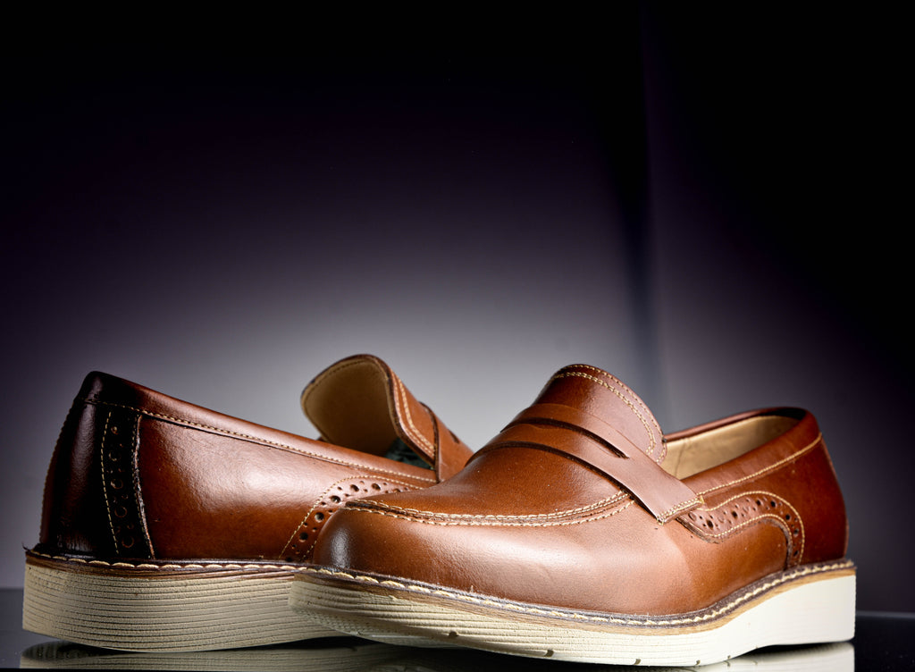 Chaussea - حذاء موكاسين بني