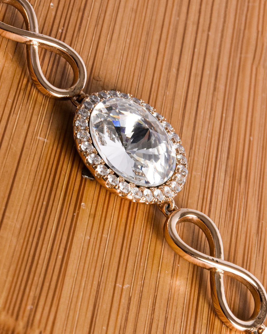 Gourmette ronde blanche