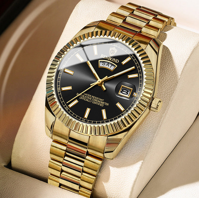 ساعة بينبوند الذهبية للرجال