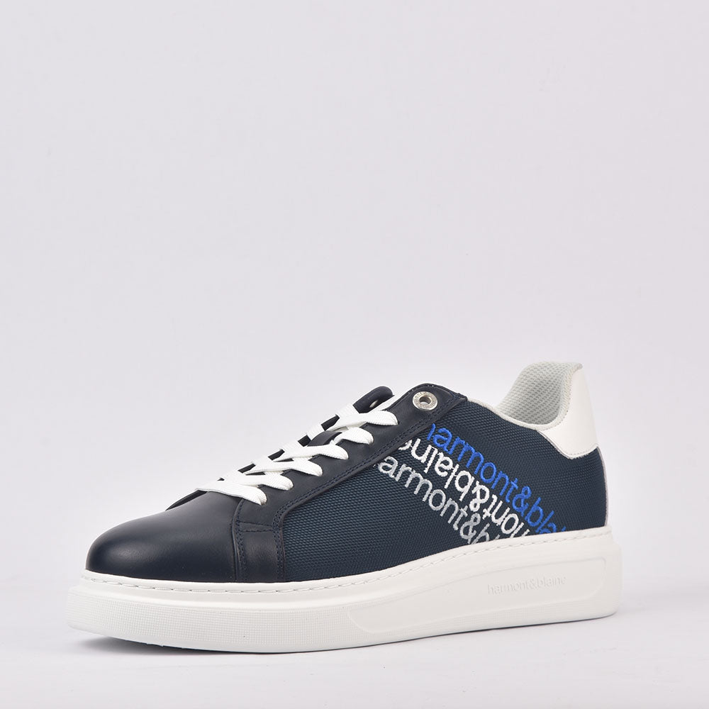 HARMONT AND BLAINE SCARPA UOMO CALF BLU