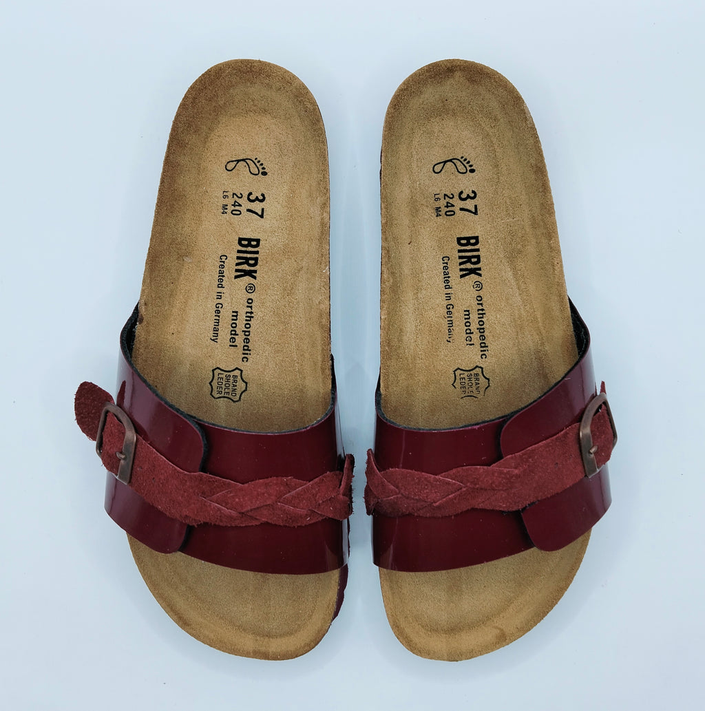 BIRK OITA BORDEAUX VERNIS