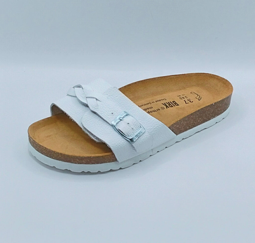 BIRK OITA CUIR BLANC