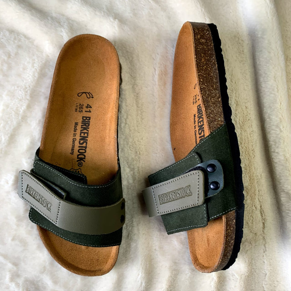 OITA HOMME CUIR VERT
