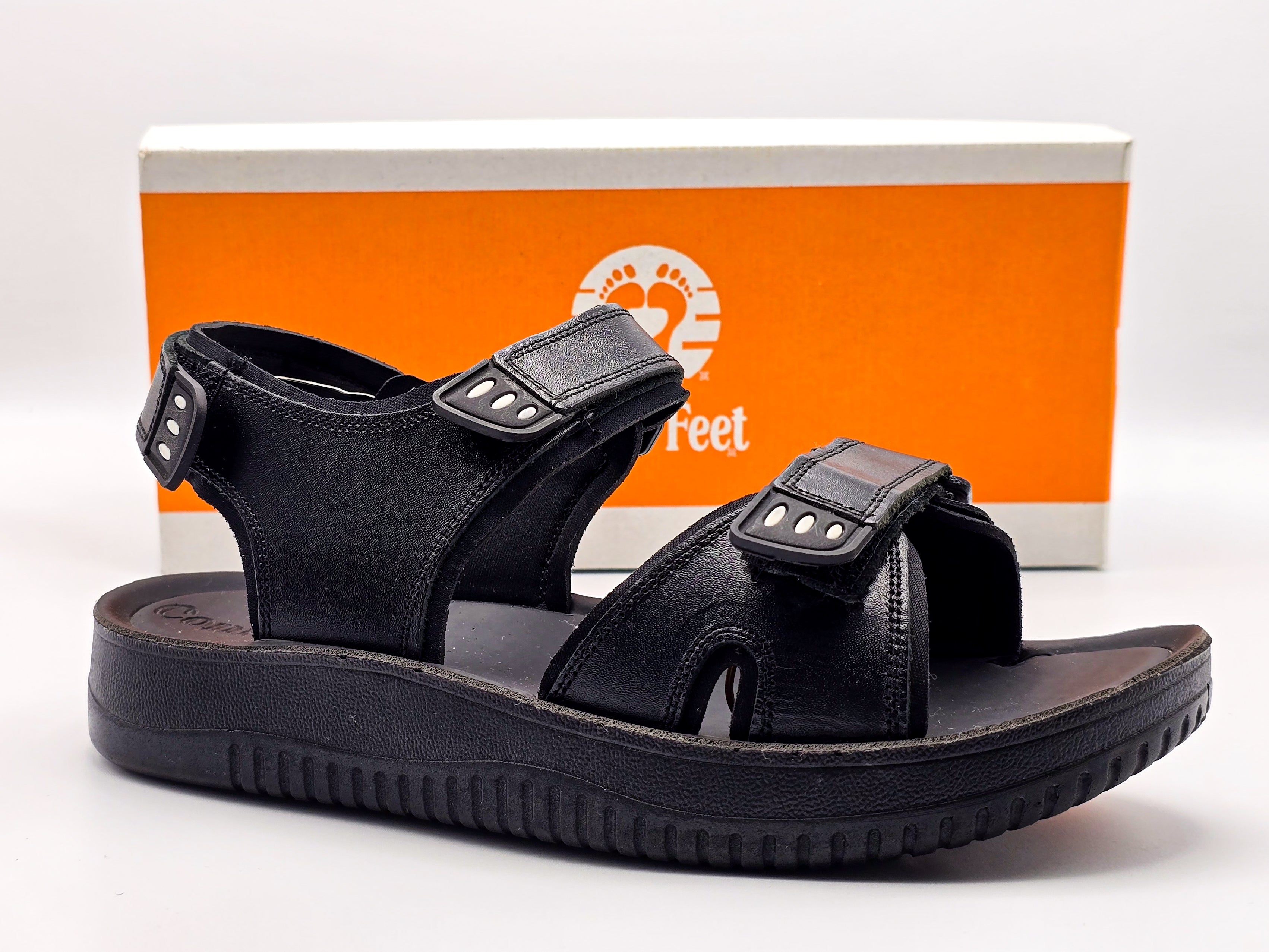 SANDALE R-203 NOIR