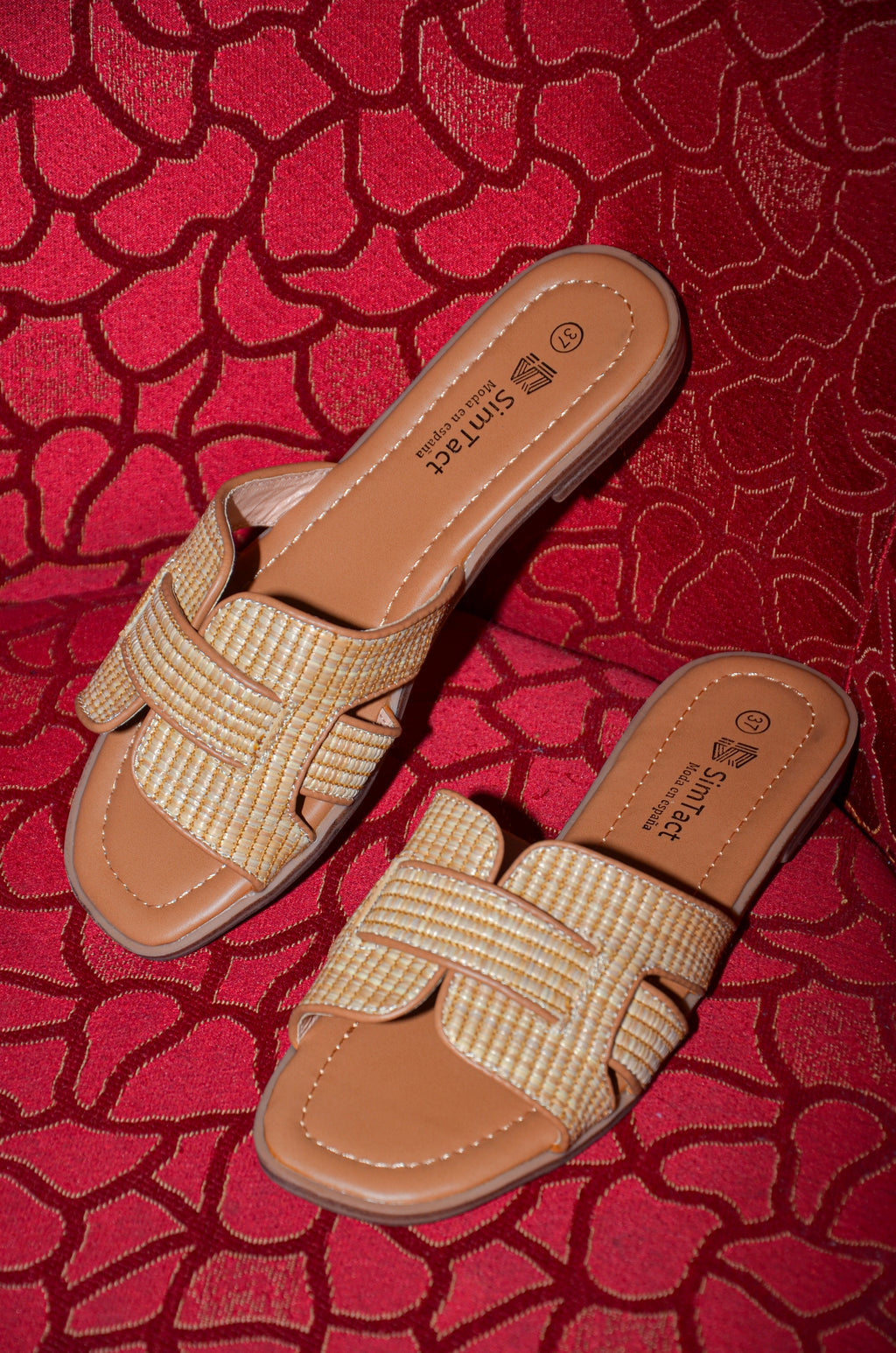 Sandales femme beige