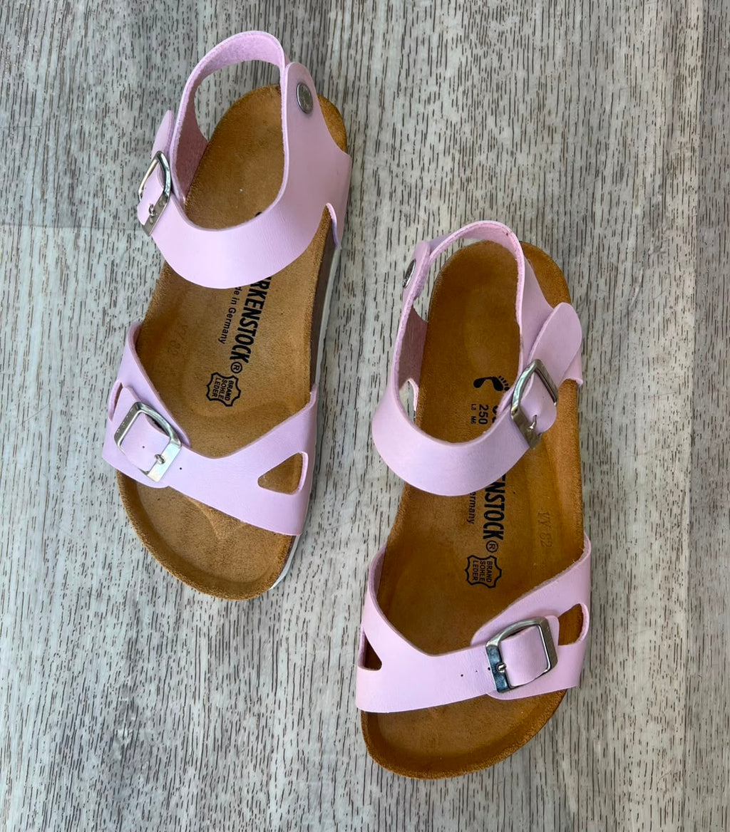 Sandales femme rose